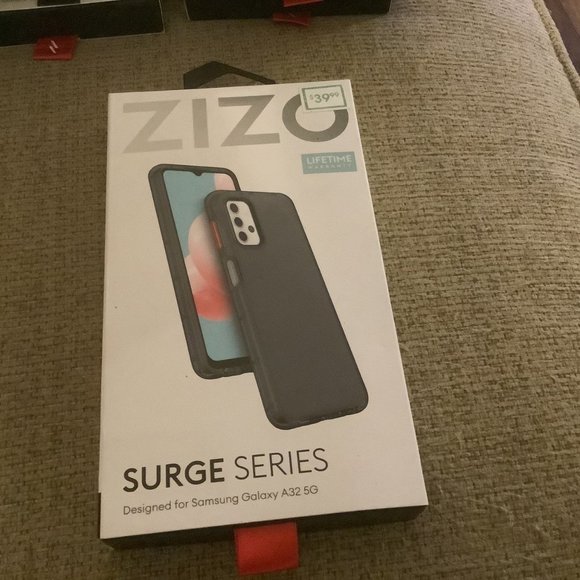 Zizo Surge Series Samsung Galaxy A32 5G Cell Phone Case Protector Black - Picture 1 of 2